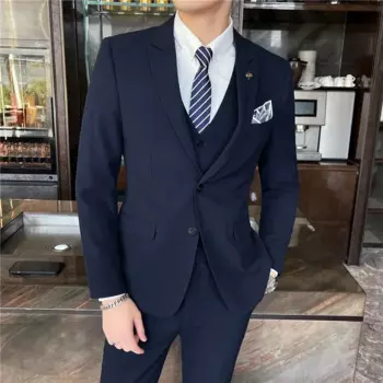 Британский мужской костюм H221, Тонкий деловой костюм небольшого размера