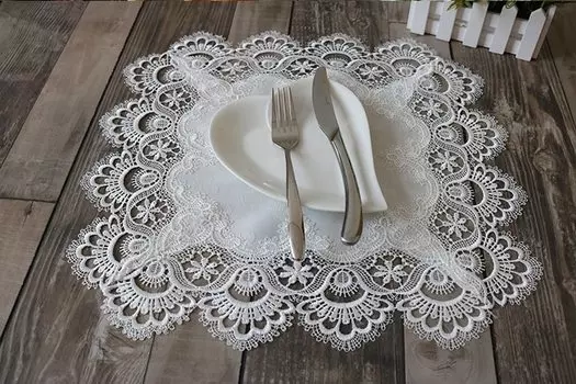 Британский стиль квадратная парчовая подставка