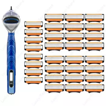 Бритва fusion со сменными лезвиями, 5 слоев