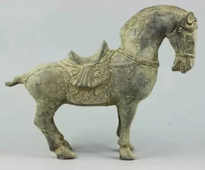 Бронзовая статуя лошади 20 см