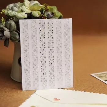 Бронзовые прозрачные угловые наклейки для фотоальбома HonC