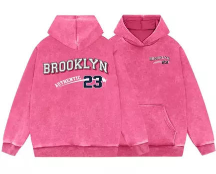 Brooklyn Authentic 23, мужская винтажная хлопковая толстовка с оригинальным принтом, простые толстовки, осенняя уличная толстовка, повседневная теплая