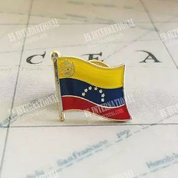 Брошь флаг Венесуэлы