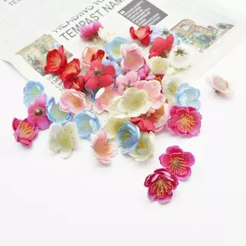 Броши из шелка цветки вишни CYJT 30 шт.