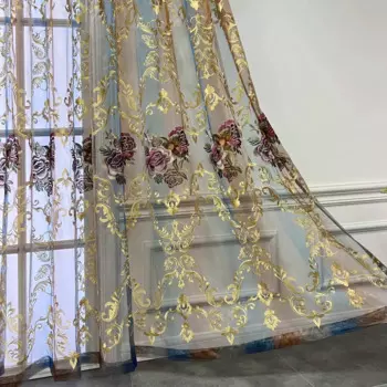 AiFish Градиентные шторы из полиэстера