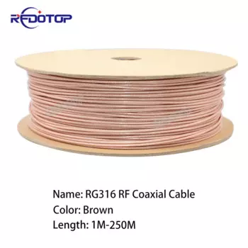 RFDOTOP RG316 коричневый коаксиальный кабель 50 Ом 1-250 м