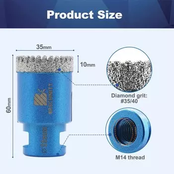 BRSCHNITT Алмазное сверло для плитки 20-100 мм