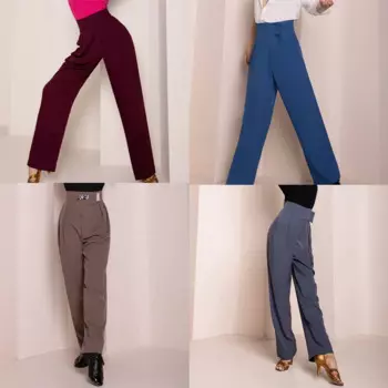 Брюки для латиноамериканских танцев, 5 цветов