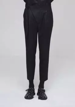 Брюки-Карандаш мужские демисезонные, с поясом сбоку