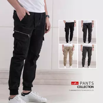 Брюки-карго мужские камуфляжные большого размера