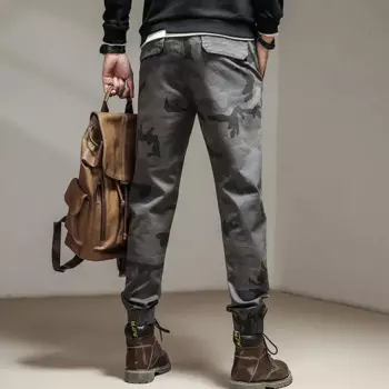 Брюки-карго мужские камуфляжные, на весну/лето, 2022