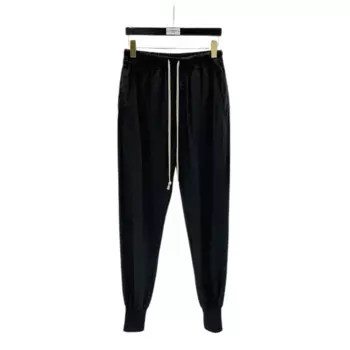 Брюки-карго мужские повседневные, готическая одежда, однотонные спортивные штаны, уличные черные длинные брюки, осень