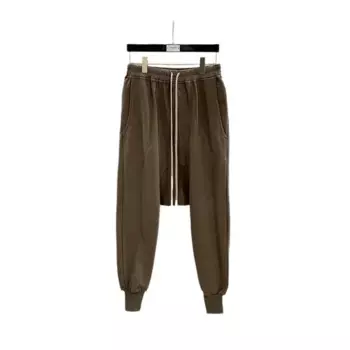 Брюки-карго мужские повседневные, готическая одежда, однотонные спортивные штаны, уличные черные длинные брюки, осень