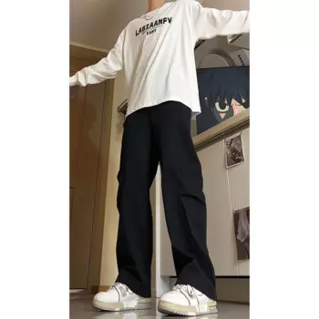 Брюки-карго мужские с эластичным поясом, размеры до 7XL