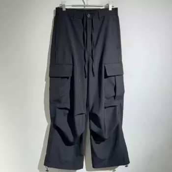 Брюки-карго мужские шерстяные в стиле милитари, Y2k