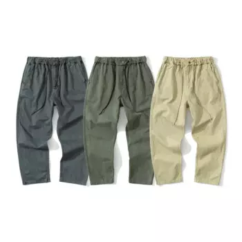 Брюки-карго мужские свободного покроя из мытого хлопка