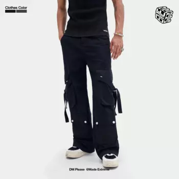 Брюки-карго мужские тактические в стиле хип-хоп