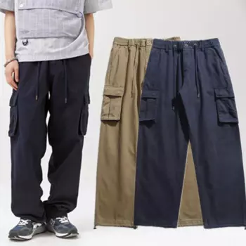 Брюки-карго мужские в стиле ретро, размеры XXXL XXXXL