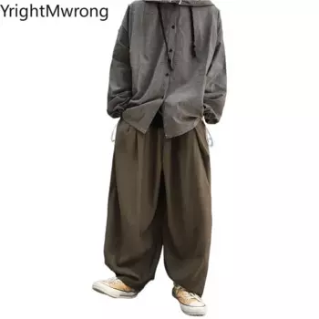 Брюки-карго женские/мужские свободные, в стиле хип-хоп