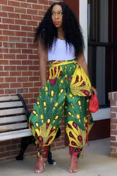 Брюки-карго женские с эластичным поясом, на лето