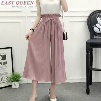 Брюки-Кюлоты женские с широкими штанинами, DD816 L