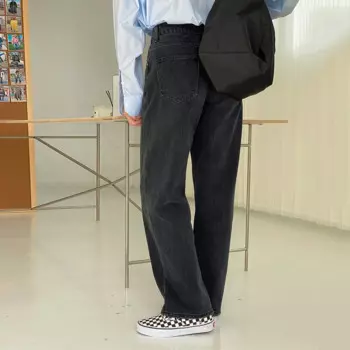 Брюки мужские джинсовые с завышенной талией, 2Y2221