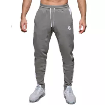 Брюки мужские хлопковые для бега, свободные Джоггеры в стиле хип-хоп, уличная одежда, повседневные спортивные штаны для спортзала, тренировок, фитнеса