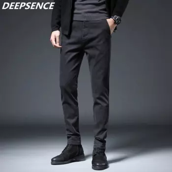 Брюки мужские прямые эластичные, на весну/осень, 28-38