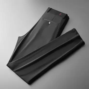 Брюки мужские прямые, однотонные, на весну/осень