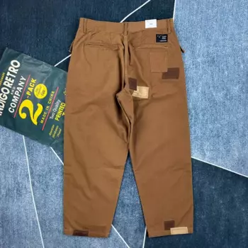 Брюки мужские с вышивкой, 100% хлопок, Осенние