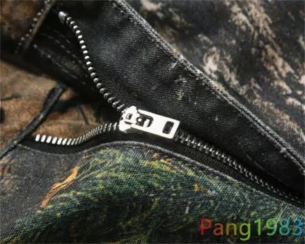 Брюки мужские/женские камуфляжные в стиле ретро