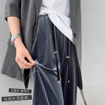 Брюки с широкими штанинами штаны для беременных с высокой талией весенне-осенняя Вельветовая Одежда для беременных с кулиской узкие длинные брюки с широкими штанинами