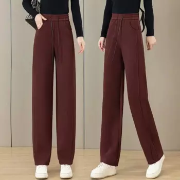 Брюки Серп Брюки Женские Брюки Осенние Шерстяные Брюки