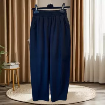 Брюки спортивные женские прямые с завышенной талией, повседневные Модные мешковатые брюки с широкими штанинами, осень