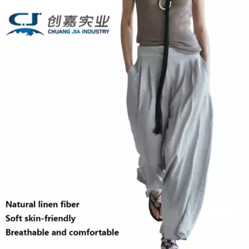 Брюки женские льняные, 100 кг, батальных размеров, 3XL