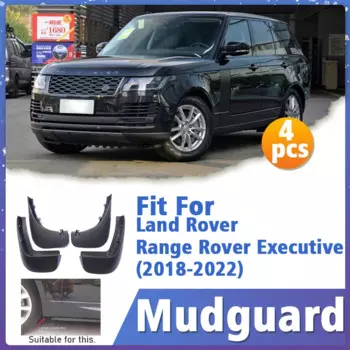 Брызговик для Land Rover Range Rover Executive 2018-2022 спереди и сзади 4 шт. Брызговики автомобильные аксессуары брызговик крыло