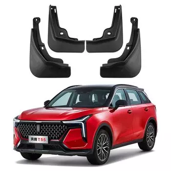 Брызговики Автомобильные Брызговики для FAW Besturn T55 2021-2024, передние задние колеса, брызговики, аксессуары для автомобиля, 4 шт.
