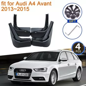 Брызговики для Audi A4 Avant 2013 2014 2015, брызговики, брызговики, переднее заднее колесо, 4 шт., автомобильные аксессуары для укладки