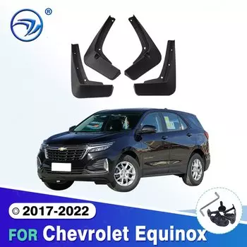 Брызговики для Chevrolet Equinox 2017-2022 2018 2019 2020 2021, переднее и заднее крыло, автомобильные аксессуары