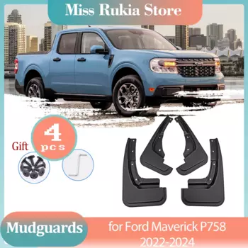 Брызговики для Ford Maverick P758 2022 2023 2024 Tremor, брызговики, расклешенные крылья, обновление колес автомобиля, новые аксессуары