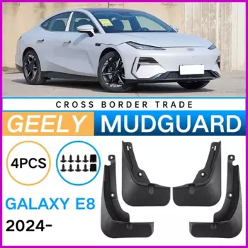 Брызговики для Geely Galaxy E8 2024, брызговики, брызговики, крыло передних и задних колес, аксессуары, 4 шины