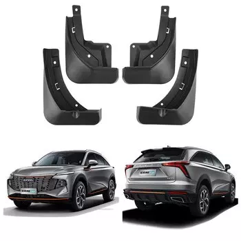 Брызговики для Great Wall Haval F7 2024, брызговики, передние и задние колеса, крыло, автомобильные аксессуары, 4 шт.