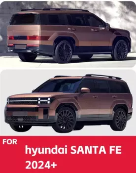 Брызговики для Hyundai SANTA FE 2024, гибридные брызговики, брызговики, передние и задние колеса, крылья, автомобильные аксессуары, 4 шт.