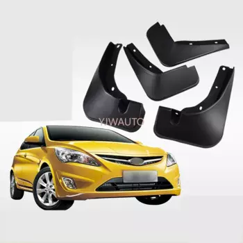Брызговики для Hyundai Verna 2010-2020 годов, зеркальные Брызговики, грязеотталкивающие передние и задние Автомобильные Брызговики