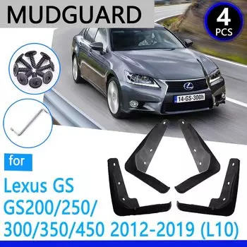Брызговики для Lexus GS GS200 GS250 GS300 GS350 GS450 L10 2012 ~ 2019 2014, автомобильные аксессуары, брызговик, брызговик, автозапчасти