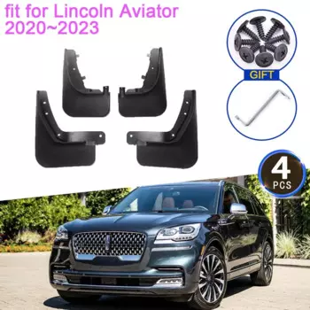 Брызговики для Lincoln Aviator 2020 ~ 2023 Аксессуары 2021 2022 Брызговики Передние и задние колеса Fender Flare Car Stying