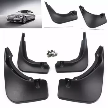 Брызговики для Mercedes Benz C Class Sedan W205 2014 2015 2016 2017 2018