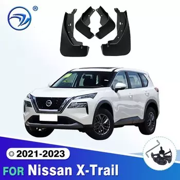 Брызговики для Nissan X-Trail 2021-2023, брызговики Rogue, передние и задние брызговики, автомобильные аксессуары