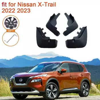 Брызговики для Nissan X-Trail XTrail X Trail T33 Rogue 2023 2022, аксессуары, брызговики, детали переднего и заднего брызговиков