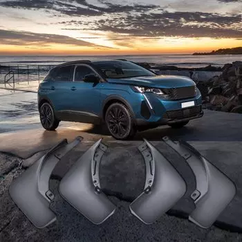 Брызговики для Peugeot 3008 GT, автомобильные аксессуары, защитные накладки на переднюю и заднюю щитки, защита от брызг, Стайлинг 2021 2022 2023